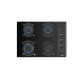 Encimera fondo reducido TEKA GBC 64003 KBN NAT. 112580003. A GAS. 4 zonas. Negro. Zona Gigante